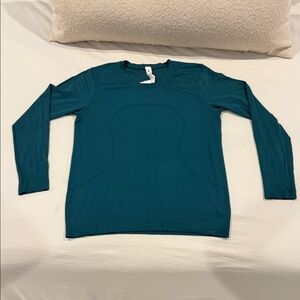 Lululemon Athletica Teal Long Sleeve Top